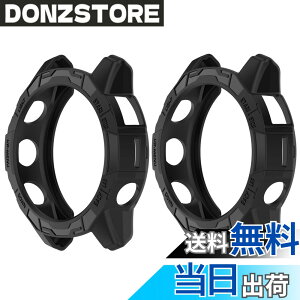 �y���������zSHEAWA for Garmin�K�[�~�� Fenix 7X Pro �P�[�X �J�o�[ �ی�P�[�X �݊��i Epix Pro 51mm TPU�S�� �ی�J�o�[ �ϏՌ� �A�N�Z�T���[ (�u���b�N)