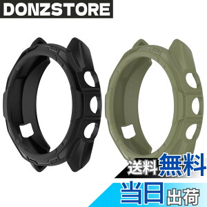�y���������zSHEAWA for Garmin�K�[�~�� Approach S70 47mm �P�[�X �J�o�[ 2�Z�b�g TPU�S�� �ی�P�[�X �݊��i �ی�J�o�[ �ϏՌ� �A�N�Z�T���[ (�u���b�N+�A�[�~�[�O���[��)