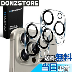�y���������zTALENANA for iPhone 15 Pro/iPhone 15 Pro Max�J�����t�B���� �A�C�t�H�� 15 �v��/�A�C�t�H�� 15 �v���}�b�N�X�p�J���������Y�ی�J�o�[ �I�o�ߓx��h�� ���˖h�~ �����K���X �Ռ��z�� ���h