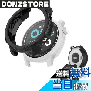 �y���������zCOROS�i�J���X�jPACE 3 �p �P�[�X �ی�P�[�X �yNOUKAJU�z ��̌^ TPU�f�� �S�ʕی� �ϏՌ� �����ȒP �Ռ��z�� �A�N�Z�T���[ (�u���b�N)