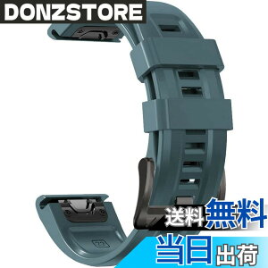 �y���������z[YOCAHU] QuickFit 22 mm �o���h �����p for GARMIN(�K�[�~��) Fenix 7 Pro Solar/Approach S70 47mm/Forerunner 965 �Ή� �X�g���b�v �V���R�� �x���g �_�炩�� �h���� �K�[�~�� �p �����o���h (Lake Blue)
