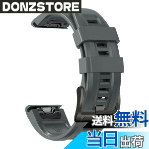 �y���������z[YOCAHU] QuickFit 22 mm �o���h �����p for GARMIN(�K�[�~��) Fenix 7 Pro Solar/Approach S70 47mm/Forerunner 965 �Ή� �X�g���b�v �V���R�� �x���g �_�炩�� �h���� �K�[�~�� �p �����o���h (Charcoal)