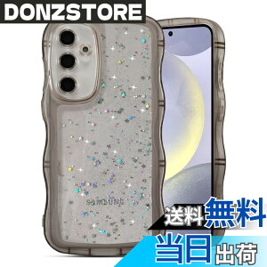 �y���������zQLTYPRI Galaxy S24 �P�[�X �N���A TPU �J�o�[ �E�F�[�u ������� �؍� ���� �E�F�[�u �O���b�^�[ ���� ���^ �y�� �ϏՌ� ����~�� (SC-51E / SCG25) �X�}�z�P�[�X ���C�����X�[�d�Ή� �X