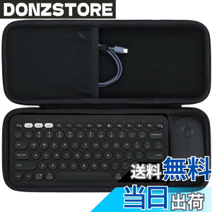 �y���������zLebakort���[�P�[�X�ƌ݊����̂���Logicool���W�N�[��PEBBLE KEYS 2 K380sGR Bluetooth���C�����X�L�[�{�[�hPEBBLE MOUSE2 M350sGR ���C�����X�}�E�X �i�u���b�N �P�[�X�j