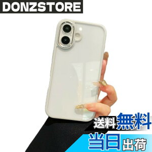 �y���������zkaitesi iPhone 16 �p �P�[�X �N���A ���� �A�C�t�H�� iPhone16 �Ή� �P�[�X �J�o�[ 2�F �z�F ���^ ���� ���f�B�[�X �w�ʃJ�o�[ �n�[�h�P�[�X,�D���F