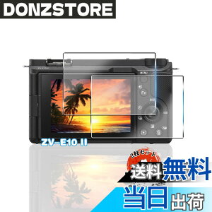 �y���������z�p SONY ZV-E10 II �K���X�t�B���� 2�� �y���YAGC���Ɏq�f�ށz �p ZV-E10 II �t�B���� �S�ʕی� �p ZV-E10M2 �ی�t�B���� �ϏՌ� �d�x9H �p ZV-E10 II �t�� �K���X �t�B���� �����ߗ� �����^ ��