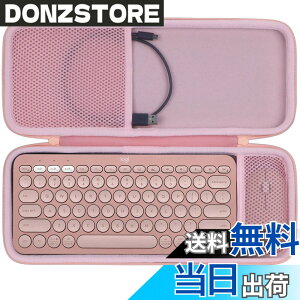 �y���������zLebakort���[�P�[�X�ƌ݊����̂���Logicool���W�N�[��PEBBLE KEYS 2 K380sGR Bluetooth���C�����X�L�[�{�[�hPEBBLE MOUSE2 M350sGR ���C�����X�}�E�X (�s���N �P�[�X)