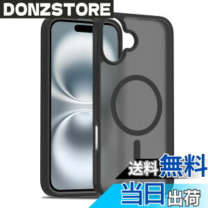 �y���������zPRODELI �P�[�X For iPhone 16 Plus ��p �J�o�[ MagSafe�Ή� �ČRMIL�K�i �ی�J�o�[ �ϏՌ� �w��h�~ ���C�����X�[�d�Ή� �����h�~ �����Y�ی� ���΂݂Ȃ� �X�}�z�P�[�X �Ή� �A�C�t�H�� 