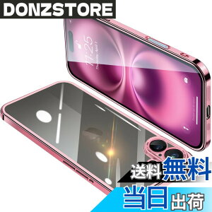 �y���������zONETIAOLONG iPhone16 Plus �p �P�[�X �N���A �A�C�t�H��16Plus �J�o�[ ���� �X�}�z�P�[�X �S�ʕی� �ϏՌ� �y�� ���b�L���H TPU ���^ �X�g���b�v�z�[���t�� ����~�� �����h�~ 6.7�C���`�i