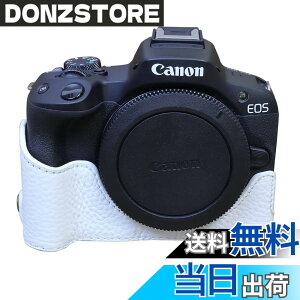 �y���������zSIUTATDSH �J�����P�[�X ��t���v �K�p Canon �L���m�� EOS R50 R100 �P�[�X ���C�i�[�P�[�X �J�����z���_�[�A�ϐk�E�ϏՌ��E�֌g�O�r�ݒu�ł��A�d�r�����ł��B (�z���C�g)