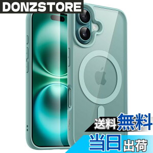 �y���������zJETech iPhone 16 6.1�C���`�p �}�O�l�b�g �P�[�X MagSafe�ɑΉ� �Ռ��z�� �o���p�[�J�o�[ �\���b�h�J���[�}�b�gTPU�t���[�� �����h�~ �N���A�o�b�N (�e�B�[���u���[)