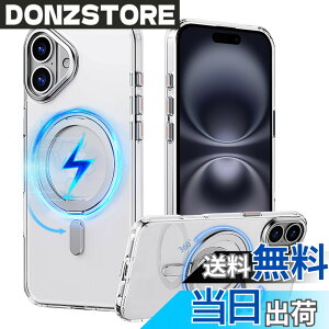�y���������zPRODELI �P�[�X For iPhone 16 ��p �J�o�[ �ϏՌ� PC+TPU�f�� �y�ČRMIL�K�i�EagSafe�Ή��z�X�^���h�@�\ �w��h�~ �����h�~ ������� ���C�����X�[�d�Ή� �C�菝�h�~ �X�}�z�P�[�X �A�C�t