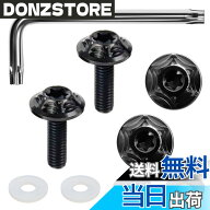【送料無料】HiLiBoom ナンバープレートボルト M6 盗難防止ネジ チタン合金製 雪の結晶デザイン 車用 (ブ…