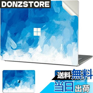 �y���������zSurface ��p�X�L���V�[�� �J�o�[ �X�e�b�J�[ 2024 Surface Laptop 13.8�C���` (��7���� Copilot PC) �p �S�g�ی�A���O���\�A�����h�~����юc�����t���[ [Blue Paint]