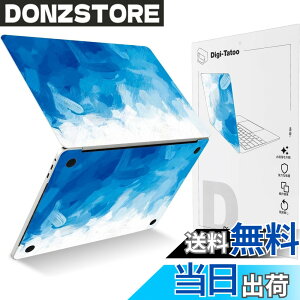 �y���������zDigi-Tatoo �X�L���V�[�� 2025~2026 MacBook Air 13.6 �C���` (M5/M4�`�b�v A3449/A3240) �Ή� �J�o�[ �P�[�X �t�B���� �X�e�b�J�[ �ی� ���O���\ �����h�~����юc�����t�� [���y���L]