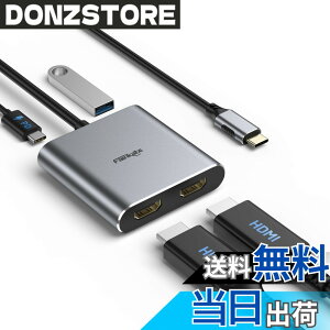 �y���������zUSB-C HDMI �ϊ��A�_�v�^�[ �f���A�� 4K@60Hz�A4 in 1 USB C to Hdmi �ϊ��� PD100W�}���[�d�Ή� usb3.0���ځAType-C HDMI ���z�� �g���f�B�X�v���C�Ή� Thunderbolt 3 / 4 �݊�