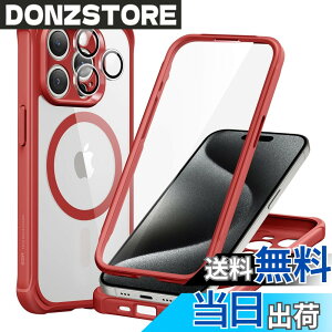 �y���������zESR iPhone 15 Pro �P�[�X�Z�b�g 1�Z�b�g�ʃ����Y�ی�t�B���� ��phone15pro �P�[�X MagSafe�݊��X�}�z�P�[�X�Ή� �S�ʕی�^�C�v�R�p�K�i�ی�� �Ϗ��� Armor�V���[�Y iphone15pro �P�[�X 