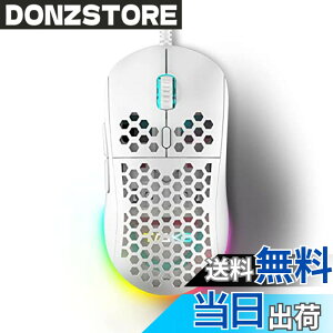 �y���������zDIERYA M1SE �Q�[�~���O�}�E�X �L�� �É� 75g���y�� RGB�o�b�N���C�g 16000�x�����\ DPI �v���O�����\�� �l�ԍH�w�Ɋ�Â����f�U�C�� Windows PC�Q�[�}�[�p (�z���C�g)