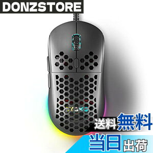 �y���������zDIERYA M1SE �Q�[�~���O�}�E�X �L�� �É� 75g���y�� RGB�o�b�N���C�g 16000�x�����\ DPI �v���O�����\�� �l�ԍH�w�Ɋ�Â����f�U�C�� Windows PC�Q�[�}�[�p (�u���b�N)