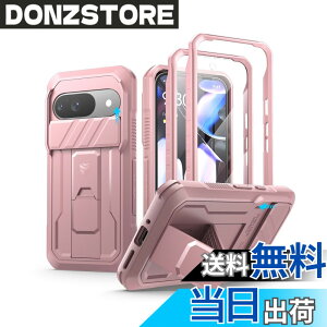 �y���������zDexnor Google Pixel 9�p �P�[�X �X���C�h���J�����J�o�[�������X�N���[���v���e�N�^�[���L�b�N�X�^���h�t�� �R�p���ϏՌ� �S�ʖh�� ���o���p�[�ی�J�o�[(�s���N)
