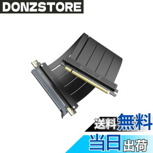 �y���������zEZDIY-FAB PCIe 5.0 x16 ���C�U�[�P�[�u�� 20cm 180�x 128GB/s �������]�� RTX 50/40�ERX 9000/7000 �Ή� GPU�����}�E���g�u���P�b�g PCIe 4.0/3.0 ���ʌ݊� PCIe�����P�[�u�� �X�g���[�g�R�l�N�^ - �u��