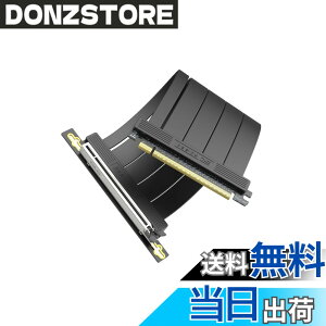 �y���������zEZDIY-FAB PCIe 5.0 x16 ���C�U�[�P�[�u�� 20cm 90�x 128GB/s �������]�� RTX 50/40�ERX 9000/7000 �Ή� GPU�����}�E���g�u���P�b�g PCIe 4.0/3.0 ���ʌ݊� PCIe�����P�[�u�� ���C�g�A���O���R�l�N�^ - 