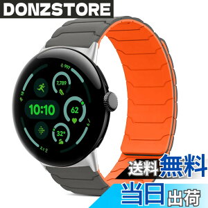 �y���������z[CiimWaa] �o���h Google Pixel Watch 4 45mm/ Pixel Watch 3 45mm �Ή� ���C �V���R�� �o���h �X�}�[�g�E�H�b�`���� �}�O�l�b�g �X�g���b�v ���͂Ȏ��C ���v�x���g �����^ �H��v��Ȃ� �j��