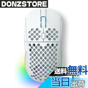 �y���������zDIERYA Falcon M1 ���C�����X�Q�[�~���O�}�E�X ���� 24000DPI 180���ԋ쓮 ���y��90g 6�{�^���J�X�^�}�C�Y RGB 2.4G/BT5.2/USB-C �L�� �z���C�g