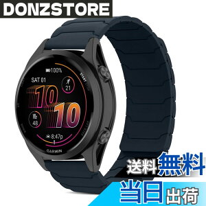�y���������z[CiimWaa] 22mm �o���h for Garmin Venu 4/3 45mm/vivoactive 4/Venu2 �p �V���R�� ���v�o���h ���͂Ȏ��C �X�}�[�g�E�H�b�`���� �}�O�l�b�g �_�炩�� �����^ �j�����p ���K�� �x���g �K�[�~�� garm
