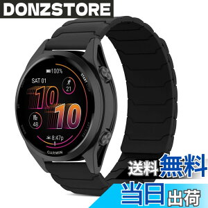 �y���������z[CiimWaa] 22mm �o���h for Garmin Venu 4/3 45mm/vivoactive 4/Venu2 �p �V���R�� ���v�o���h ���͂Ȏ��C �X�}�[�g�E�H�b�`���� �}�O�l�b�g �_�炩�� �����^ �j�����p ���K�� �x���g �K�[�~�� garm