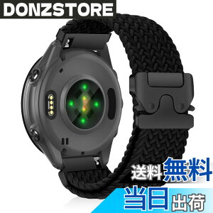 �y���������z[CiimWaa] 22mm �o���h for Garmin(�K�[�~��) Venu 4/3 45mm/vivoactive 4/Venu 2 �p �����o���h �҂ݍ��� ���v�x���g �N�C�b�N�����[�X ���v�o���h �_�炩�� �ʋC�� �����p�x���g Garmin Forerunner 265/