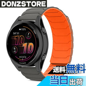�y���������z[CiimWaa] 22mm �o���h for Garmin Venu 4/3 45mm/vivoactive 4/Venu2 �p �V���R�� ���v�o���h ���͂Ȏ��C �X�}�[�g�E�H�b�`���� �}�O�l�b�g �_�炩�� �����^ �j�����p ���K�� �x���g �K�[�~�� garm