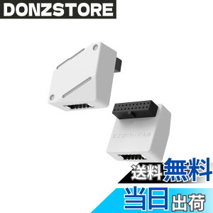 �y���������zEZDIY-FAB USB3.2 Gen1 19�s�� - Type-E L�^ 90�x ���p�A�_�v�^�[ ���w�b�_�[ �����ϊ� �}�U�[�{�[�h�p USB 3.0�t�����g�p�l�� Type-C�ϊ� ���z�� �ȃX�y�[�X ���h�~ ���o�[�X�^�C�v �� - 1�p