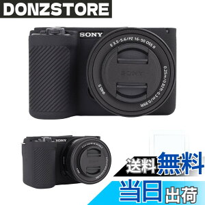 �y���������zRieibi �V���R���ی�P�[�X Sony Alpha ZV-E10 II �J�����P�[�X �X�N���[���v���e�N�^�[ 2���t�� �y�� ZV-E10II �P�[�X �O���b�v������ Sony ZV-E10 II ZV-E10M2 �J�����P�[�X�iZV-E10�ɂ͑Ή�����