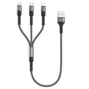 �y���������zRAVIAD 3in1 �[�d�P�[�u�� �Z�� 0.5M USB �P�[�u�� 3A �}���[�d 3�C��1 �[�d�R�[�h USB Type C �P�[�u�� Micro USB �P�[�u�� iPhone �[�d�P�[�u�� 3�䓯�����d�\ iPhone Android �^�C�vC iPhone 14 13 12