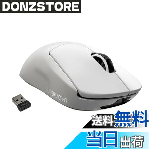 �y���������zLogicool G PRO X SUPERLIGHT ���C�����X �Q�[�~���O�}�E�X G-PPD-003WL-WH �y�� 63g���� LIGHTSPEED HERO 25K�Z���T�[ POWERPLAY ���� �[�d �Ή� �Q�[�~���O �}�E�X �z���C�g PC windows �������K�i