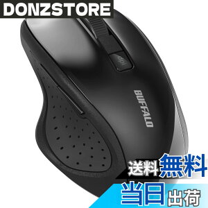 �y���������z�o�b�t�@���[ �}�E�X Bluetooth 5.0 5�{�^�� LED �u���b�N �߂�/�i�ރ{�^������ �ȓd�� BSMBB305BK