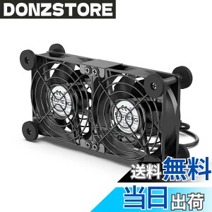 �y���������zELUTENG USB�t�@�� 8cm 2�A ��p�t�@�� �ɏՃp�b�h�t�� �É� ��@ ���u���� 3�i�K���ʒ��� ���� �������ʎ��� ��p�N�[���[ ���^ �����@ ������ 5V �_�u�� 2750RPM x 2 ���^ PC/PS5 / PS4 / 