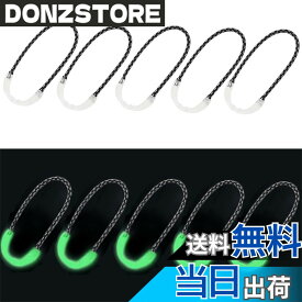 【送料無料】Forahome ジッパープル 蓄光 【10個セット】ジッパータブ 引っ張りやすい 取り付け簡単 ジッパープル アウトドア ファスナー延長 ファスナー 修理 部品 テント/バックパック/寝袋用 (蓄光ジッパープル 10個セット)