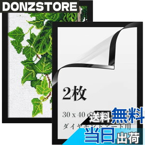 �y���������zLEADINTOP �_�C�������h�A�[�g �t�H�g�t���[�� 2�� �}�O�l�b�g�t�� 30 x 40 cm �_�C�������h�G��p �ǂ������Ȃ� ���ȔS���� �Ǌ|�� �f�B�X�v���C�t���[�� �ʐ^�t���[�� �\���� �|