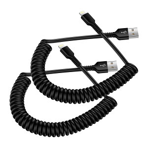 �y���������z���C�g�j���O�P�[�u�� USB-A �R�C���� 2�{ CarPlay�Ή���MFI�F�� iPhone�[�d�P�[�u�� �J�[���R�[�h 2.4A �}���[�d�ƍ����f�[�^�]�� Haoano �A�C�t�H�[�� �ԗp �L�k�R�[�h ���ϋv iPhone 14 Pr