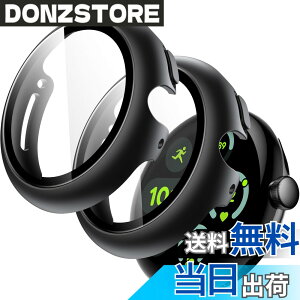 �y���������zJETech Google Pixel Watch 3/2/1 41mm�p �P�[�X �t���ی�t�B�����t�� (�u���b�N/�u���b�N)