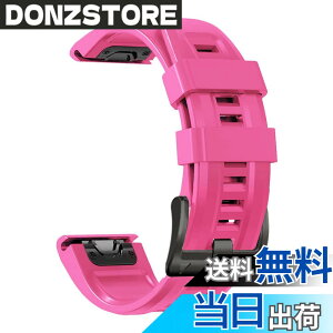 �y���������z[YOCAHU] QuickFit 22 mm �o���h �����p for GARMIN(�K�[�~��) Fenix 7 Pro Solar/Approach S70 47mm/Forerunner 965 �Ή� �X�g���b�v �V���R�� �x���g �_�炩�� �h���� �K�[�~�� �p �����o���h (pink)