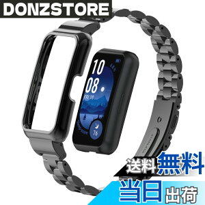 �y���������z[LanQii] �o���h Huawei Band 10 /Huawei Band 9 / 8 �Ή� �X�e�����X���^�� ������� �����o���h �N�C�b�N�����[�X�{�^�� �A�N�Z�T���[ �X�g���b�v �ւ��x���g ���f�B�[�X & �����Y �����x