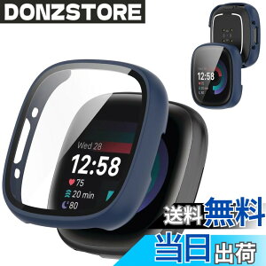 �y���������zAIYYXX For Fitbit sense2 /Fitbit versa4 �J�o�[ 3D���p�G�b�W �����^ PC+�K���X�f�� ��̌^ Fitbit sense2 /Fitbit versa4 �P�[�X �Ή� �����[�d�\ �[�d�⏕��t�� �����ߗ� �L�Y�h�~ �w��h�~ ��