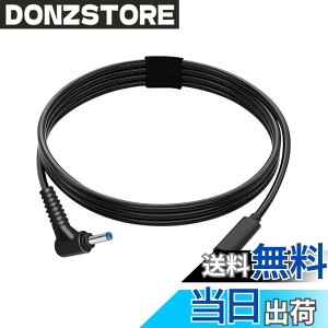 �y���������zType C USB-C ���X���� DC 4.5x3.0mm �d��PD�[�d�P�[�u�� �m�[�g�p�\�R���p 65W (4.5x3.0mm)1.5M �u���b�N HP���p�\�R����p �F�F���A�T�C�Y�FType-C�p�񂵌���1.5 m