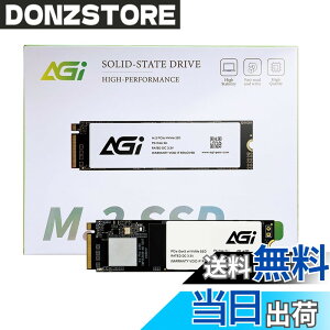 �y���������zAGI AI298 1TB SSD PCIe NVMe M.2 2280 Gen3x4 3D NAND �ǎ��ő�3,200MB/s ���ϋv ����SSD