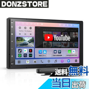 �y���������zATOTOEXCEL A7(S8 Gen4) QLED �f�B�X�v���C�I�[�f�B�I 2DIN �T�C�Y�F7''