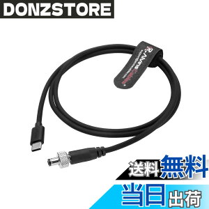�y���������zAlvin's Cables PD �^�C�vC to ���b�L���ODC 12V �R�C���P�[�u�� L ���^�̒��p��Atomos Shogun/Blackmagic Video Assist/Hollyland Mars�Ή��d���P�[�u�� �F�FDC���b�N �R�[�h (1m)