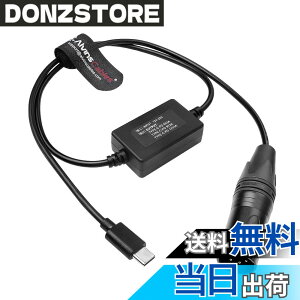 �y���������zAlvin's Cables Type-C �d���P�[�u�� - Canon R5C�ESony A7SIII/FX3�ENikon Z5/Z9/S5 �Ή� USB-C PD 5V/9V/12V 3A �~���[���X�J�����E�X�}�z���d�p 60cm �F�F4�s�� XLR